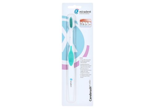 MIRADENT Carebrush ortho Zahnbürste weiß/grün – PZN 15308554 (PZN 15308554)