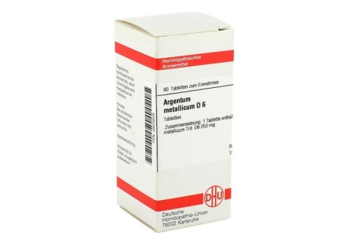 ARGENTUM METALLICUM D 6 Tabletten – PZN 02625626 (PZN 02625626)