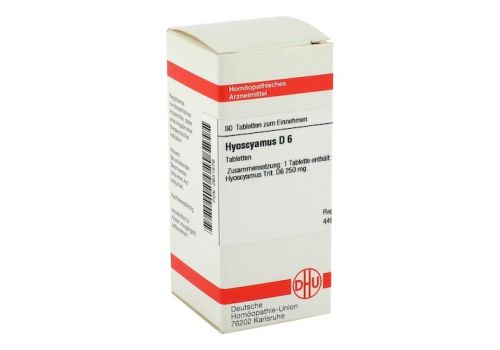 HYOSCYAMUS D 6 Tabletten – PZN 02631578 (PZN 02631578)