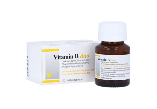 Vitamin B duo 100mg/100mg – PZN 07233670 (PZN 07233670)