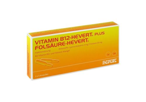 Vitamin B12 Folsäure Hevert Amp.-Paare – PZN 01893951 (PZN 01893951)