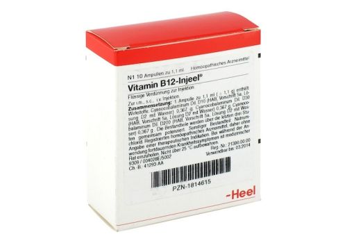 VITAMIN B12 INJEEL Ampullen – PZN 01814615 (PZN 01814615)