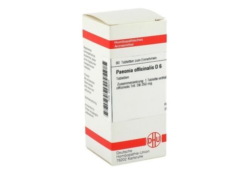 PAEONIA OFFICINALIS D 6 Tabletten – PZN 02808203 (PZN 02808203)