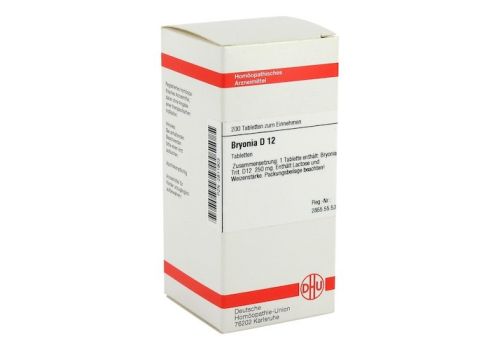 BRYONIA D 12 Tabletten – PZN 02811903 (PZN 02811903)