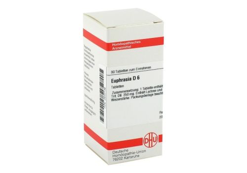 EUPHRASIA D 6 Tabletten – PZN 02630136 (PZN 02630136)