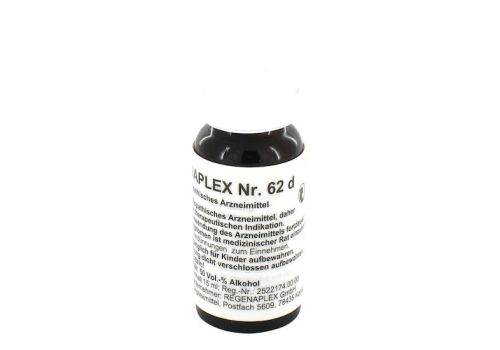 REGENAPLEX Nr.62 d Tropfen – PZN 02643110 (PZN 02643110)