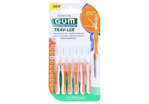 GUM TRAV-LER 0,9mm Kerze orange Intendent.+6Kappen – PZN 09714422 (PZN 09714422)