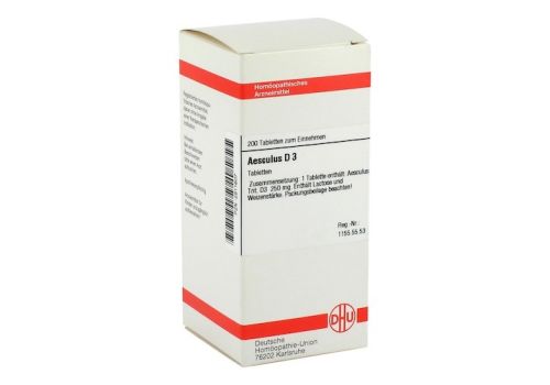 AESCULUS D 3 Tabletten – PZN 02811607 (PZN 02811607)