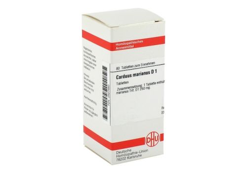 CARDUUS MARIANUS D 1 Tabletten – PZN 02627660 (PZN 02627660)