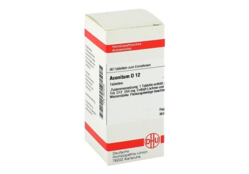 ACONITUM D 12 Tabletten – PZN 02624325 (PZN 02624325)