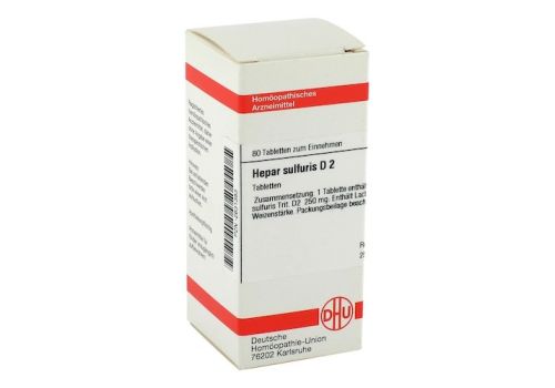 HEPAR SULFURIS D 2 Tabletten – PZN 02631383 (PZN 02631383)