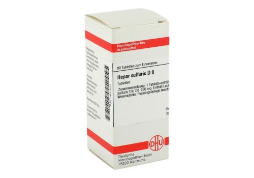 HEPAR SULFURIS D 8 Tabletten – PZN 02631420 (PZN 02631420)