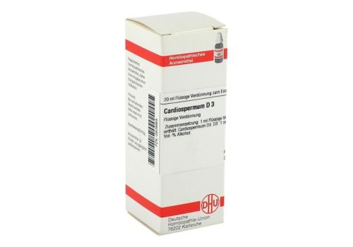 CARDIOSPERMUM D 3 Dilution – PZN 02609969 (PZN 02609969)