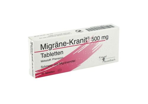 Migräne-Kranit 500mg – PZN 03438004 (PZN 03438004)