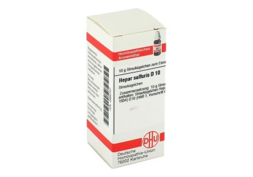 HEPAR SULFURIS D 10 Globuli – PZN 02890707 (PZN 02890707)