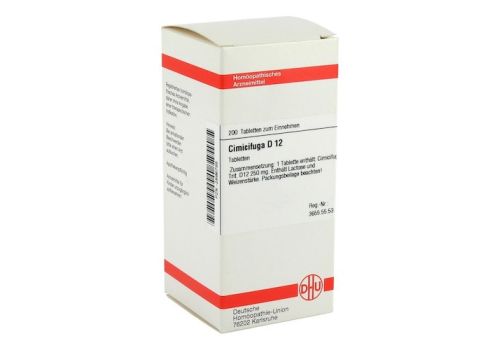 CIMICIFUGA D 12 Tabletten – PZN 02896785 (PZN 02896785)