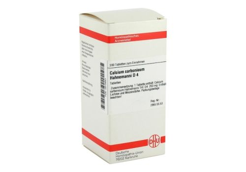 CALCIUM CARBONICUM Hahnemanni D 4 Tabletten – PZN 02815663 (PZN 02815663)