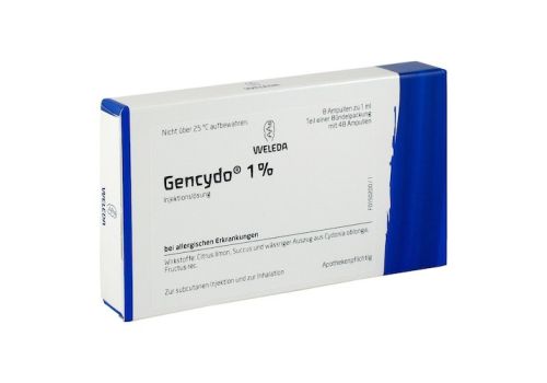 GENCYDO 1% Injektionslösung – PZN 02819336 (PZN 02819336)