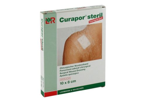 CURAPOR Wundverband steril transparent 8x10 cm – PZN 02913555 (PZN 02913555)