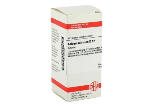 ACIDUM NITRICUM D 12 Tabletten – PZN 02892066 (PZN 02892066)