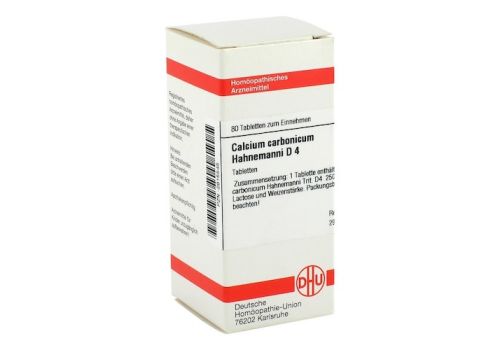 CALCIUM CARBONICUM Hahnemanni D 4 Tabletten – PZN 02815545 (PZN 02815545)