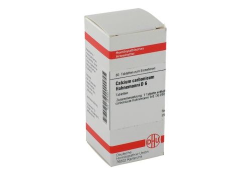 CALCIUM CARBONICUM Hahnemanni D 6 Tabletten – PZN 02815551 (PZN 02815551)