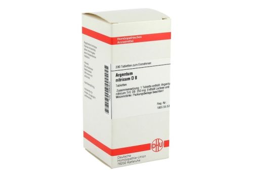 ARGENTUM NITRICUM D 8 Tabletten – PZN 02893522 (PZN 02893522)