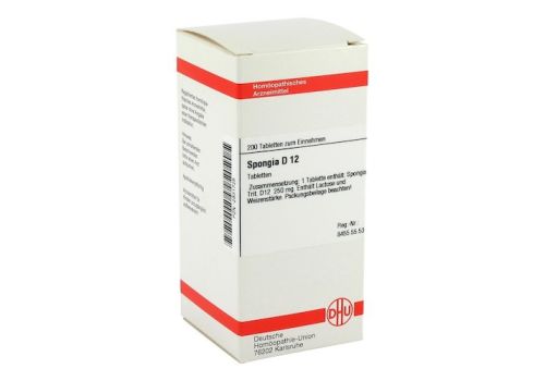 SPONGIA D 12 Tabletten – PZN 02931725 (PZN 02931725)