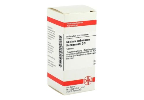 CALCIUM CARBONICUM Hahnemanni D 3 Tabletten – PZN 02815539 (PZN 02815539)