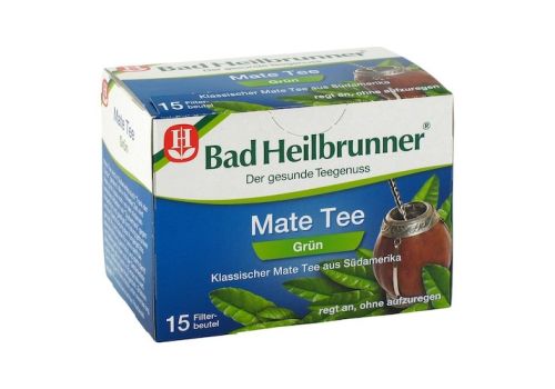 BAD HEILBRUNNER Mate Tee grün Filterbeutel – PZN 03642207 (PZN 03642207)