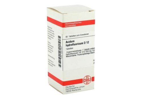 ACIDUM HYDROFLUORICUM D 12 Tabletten – PZN 02891925 (PZN 02891925)