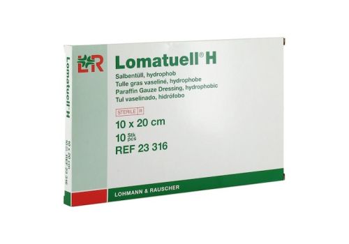 LOMATUELL H Salbentüll 10x20 cm steril – PZN 03275619 (PZN 03275619)