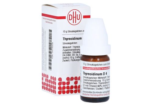 THYREOIDINUM D 4 Globuli – PZN 04776306 (PZN 04776306)