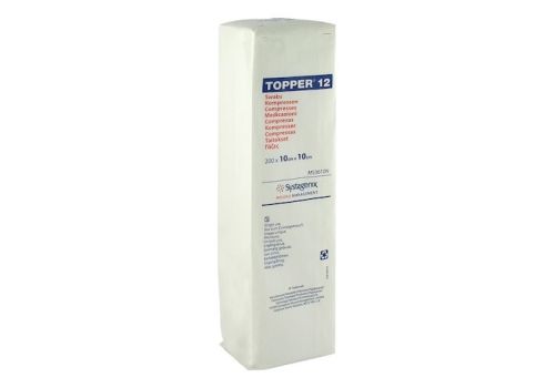 TOPPER 12 Kompr.10x10 cm unsteril – PZN 03420406 (PZN 03420406)