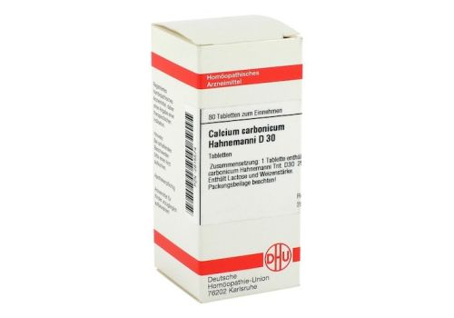 CALCIUM CARBONICUM Hahnemanni D 30 Tabletten – PZN 02815574 (PZN 02815574)