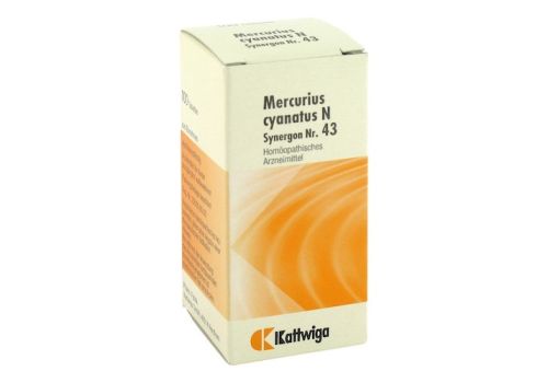 SYNERGON KOMPLEX 43 Mercurius cyanatus N Tabletten – PZN 04905614 (PZN 04905614)