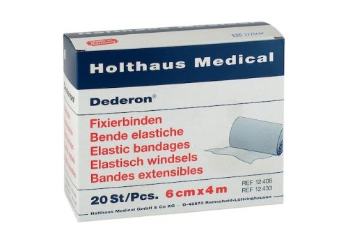 DEDERON Fixierbinden 6 cmx4 m – PZN 04094908 (PZN 04094908)