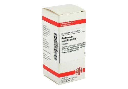 GERMANIUM METALLICUM D 6 Tabletten – PZN 04218486 (PZN 04218486)