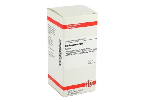 CARDIOSPERMUM D 2 Tabletten – PZN 04210496 (PZN 04210496)