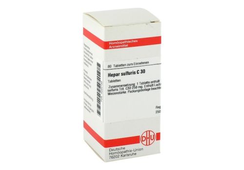 HEPAR SULFURIS C 30 Tabletten – PZN 04220193 (PZN 04220193)