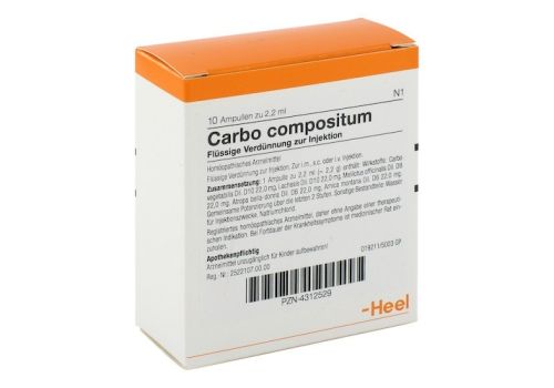 CARBO COMPOSITUM Ampullen – PZN 04312529 (PZN 04312529)