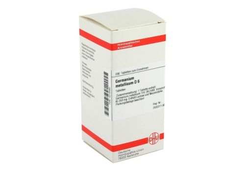 GERMANIUM METALLICUM D 6 Tabletten – PZN 04218492 (PZN 04218492)