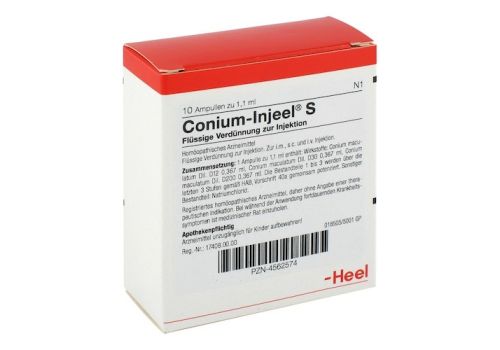 CONIUM INJEEL S Ampullen – PZN 04562574 (PZN 04562574)