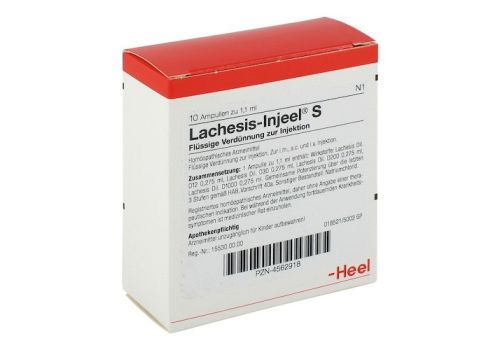 LACHESIS INJEEL S Ampullen – PZN 04562918 (PZN 04562918)