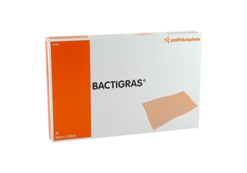 BACTIGRAS antiseptische Paraffingaze 15x20 cm – PZN 08407385 (PZN 08407385)