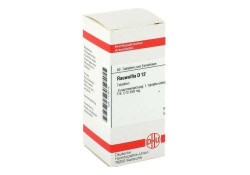 RAUWOLFIA D 12 Tabletten – PZN 07178712 (PZN 07178712)