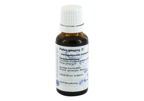 GINSENG Urtinktur D 1 Hanosan – PZN 07416086 (PZN 07416086)