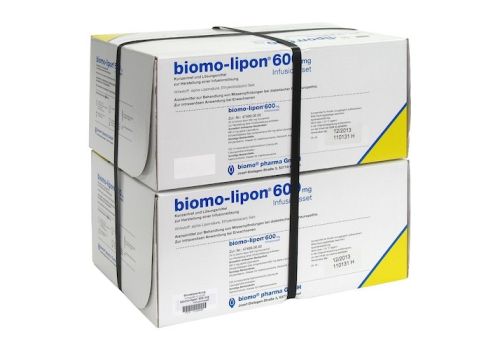 BIOMO-lipon 600 mg Infusionsset Ampullen – PZN 07526685 (PZN 07526685)