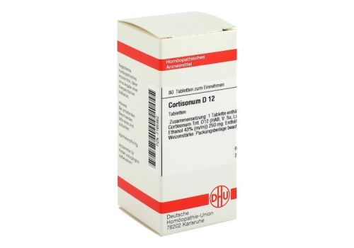 CORTISONUM D 12 Tabletten – PZN 07165862 (PZN 07165862)