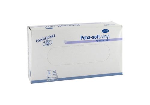 PEHA-SOFT Vinyl Unt.Handschuhe unste.puderfrei L – PZN 08909508 (PZN 08909508)